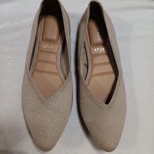 Chic Taupe Flats by